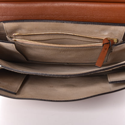 Chloe Suede Calfskin Medium Faye Shoulder Bag Tobacco 7 of 19