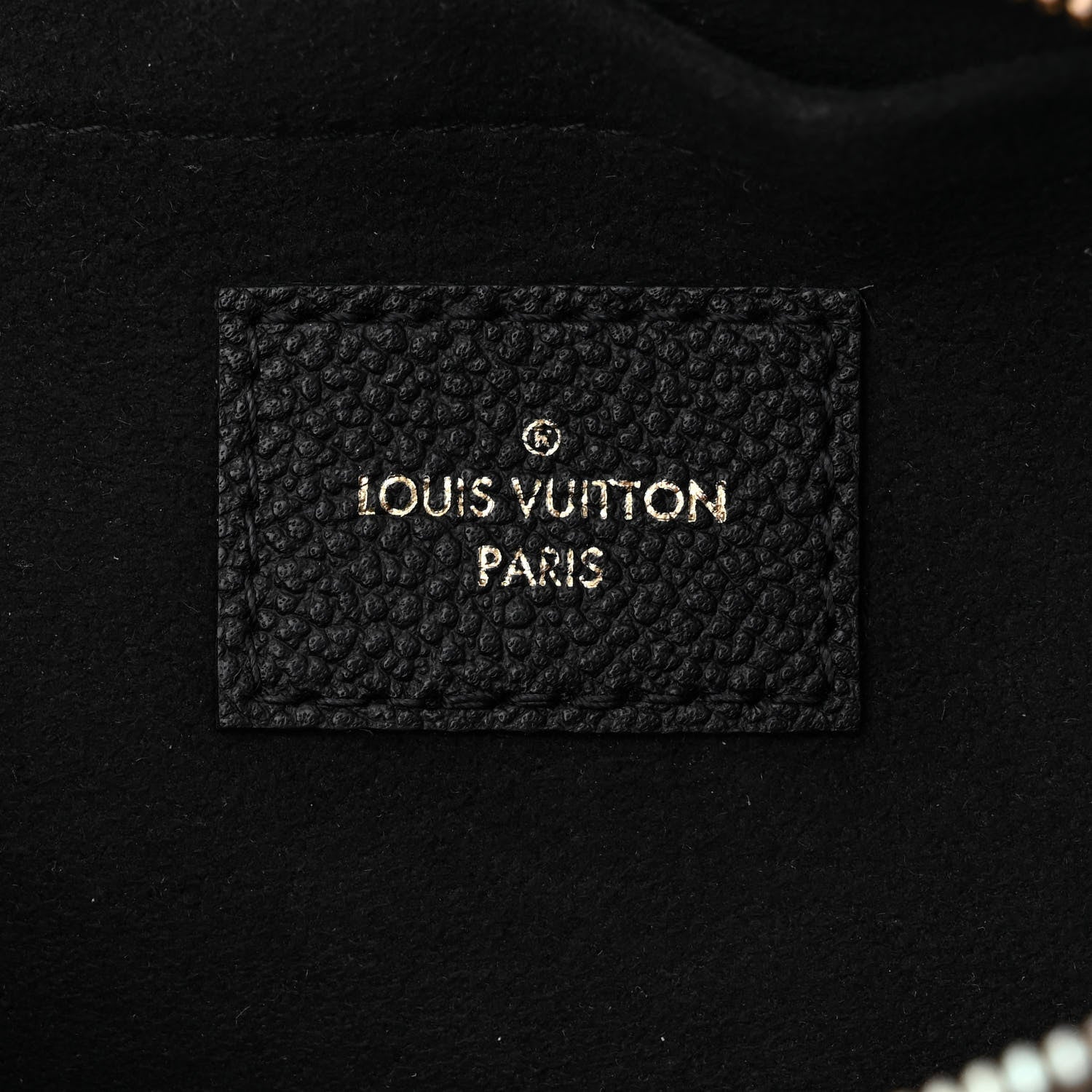 Louis Vuitton Empreinte Monogram Giant Multi Pochette Accessories Black 7 of 12