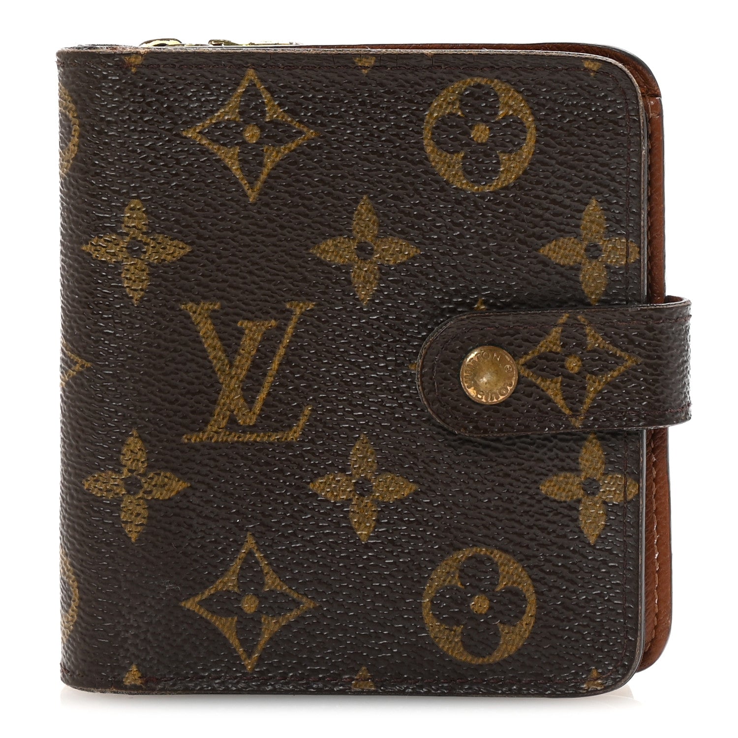 Louis Vuitton Monogram Compact Zippe Zipped Wallet 1 of 6