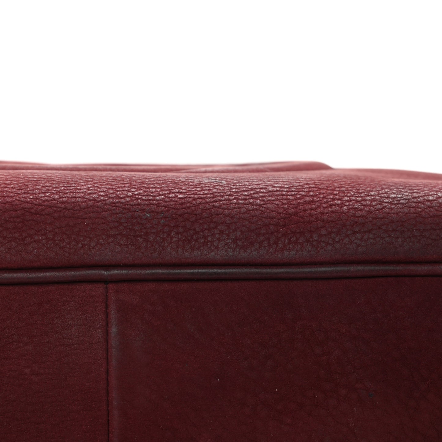 Vitello Range Medium Soho Bowler Burgundy