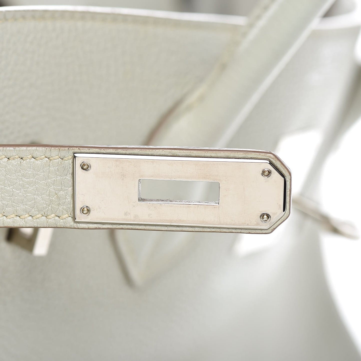 Togo Birkin 35 Gris Perle