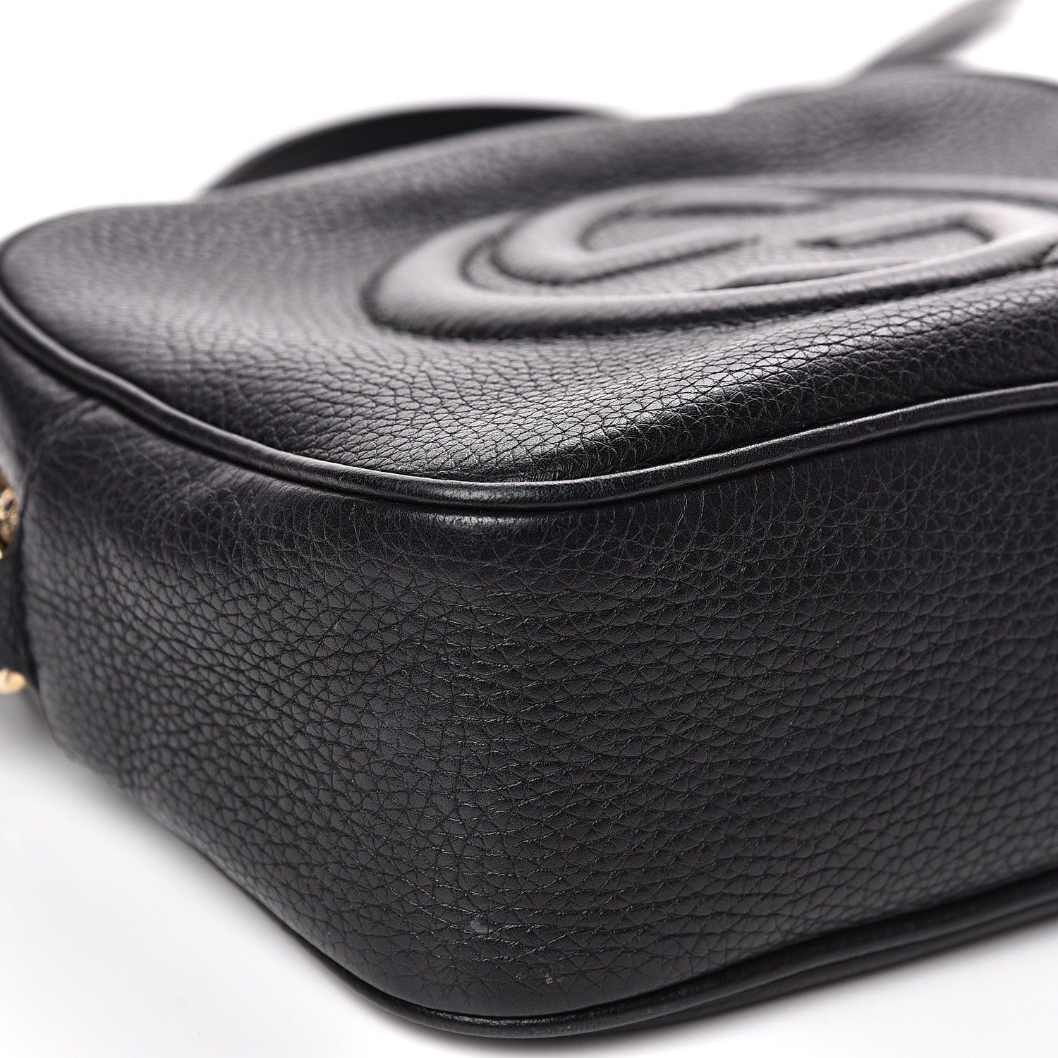 Gucci Pebbled Calfskin Small Soho Disco Bag Black 7 of 15