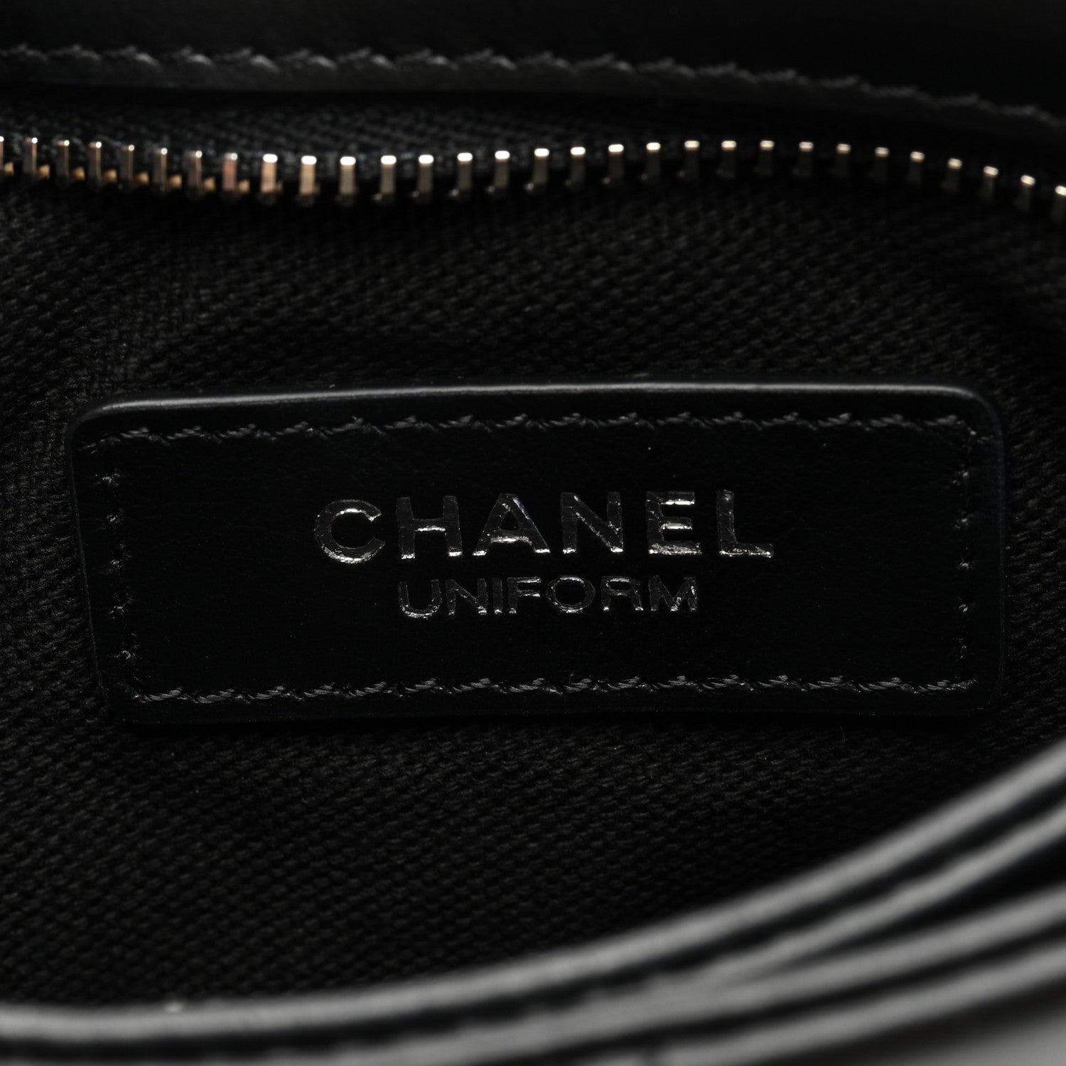 Chanel Lambskin Quilted Crossbody Bag Black 6 of 10
