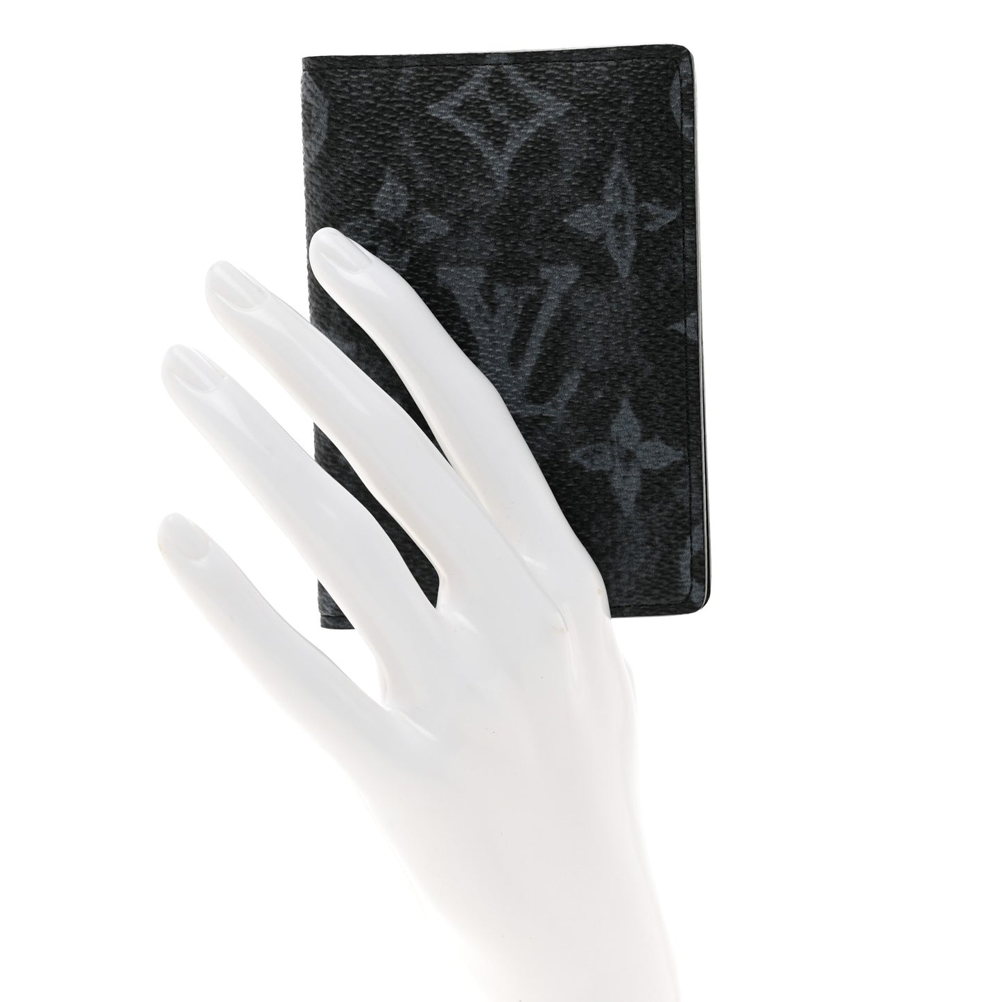 Monogram Pastel Pocket Organizer Black