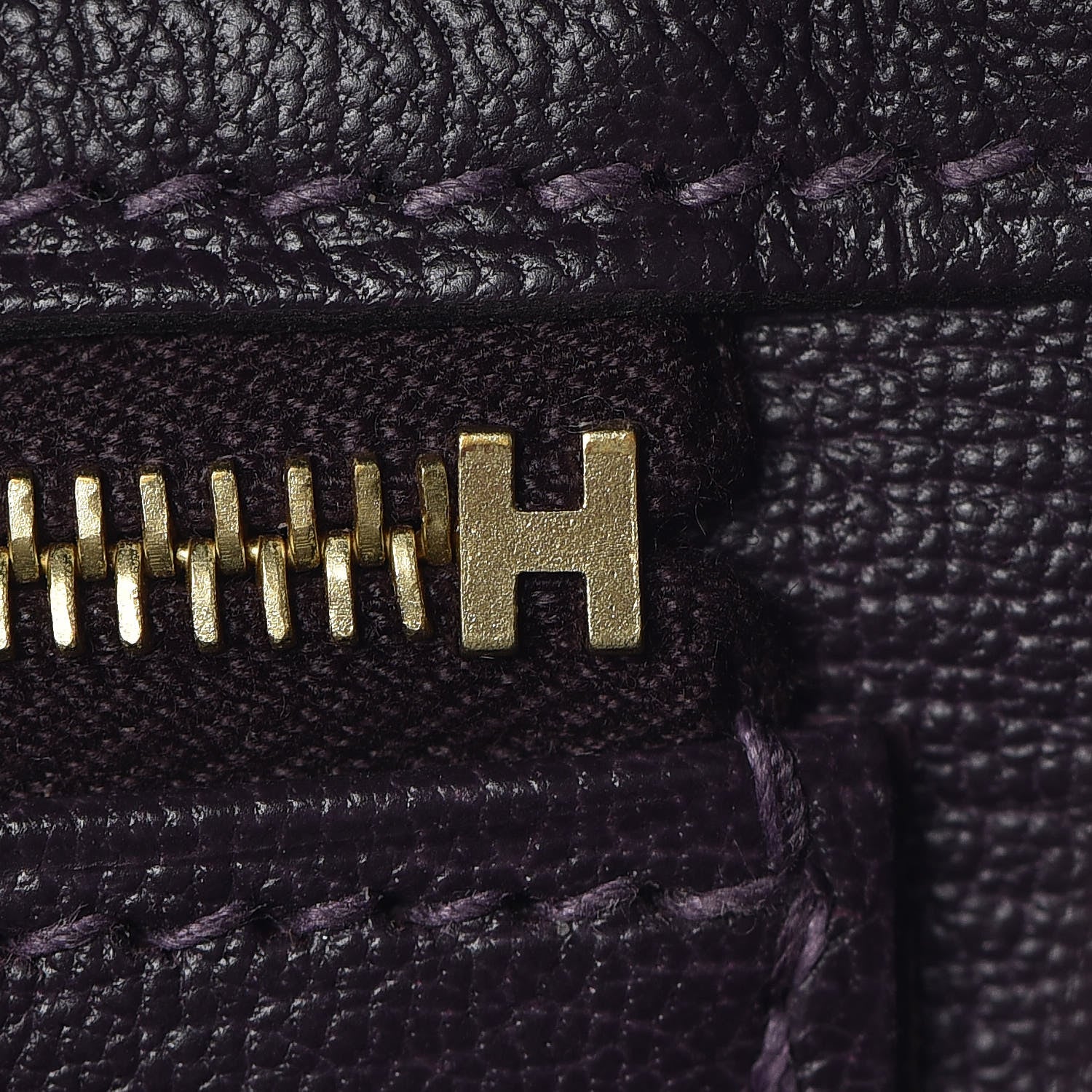 Hermes Taurillon Clemence Birkin 30 Raisin 25 of 39