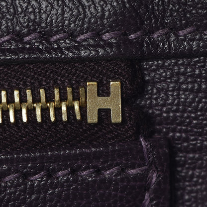 Hermes Taurillon Clemence Birkin 30 Raisin 25 of 39