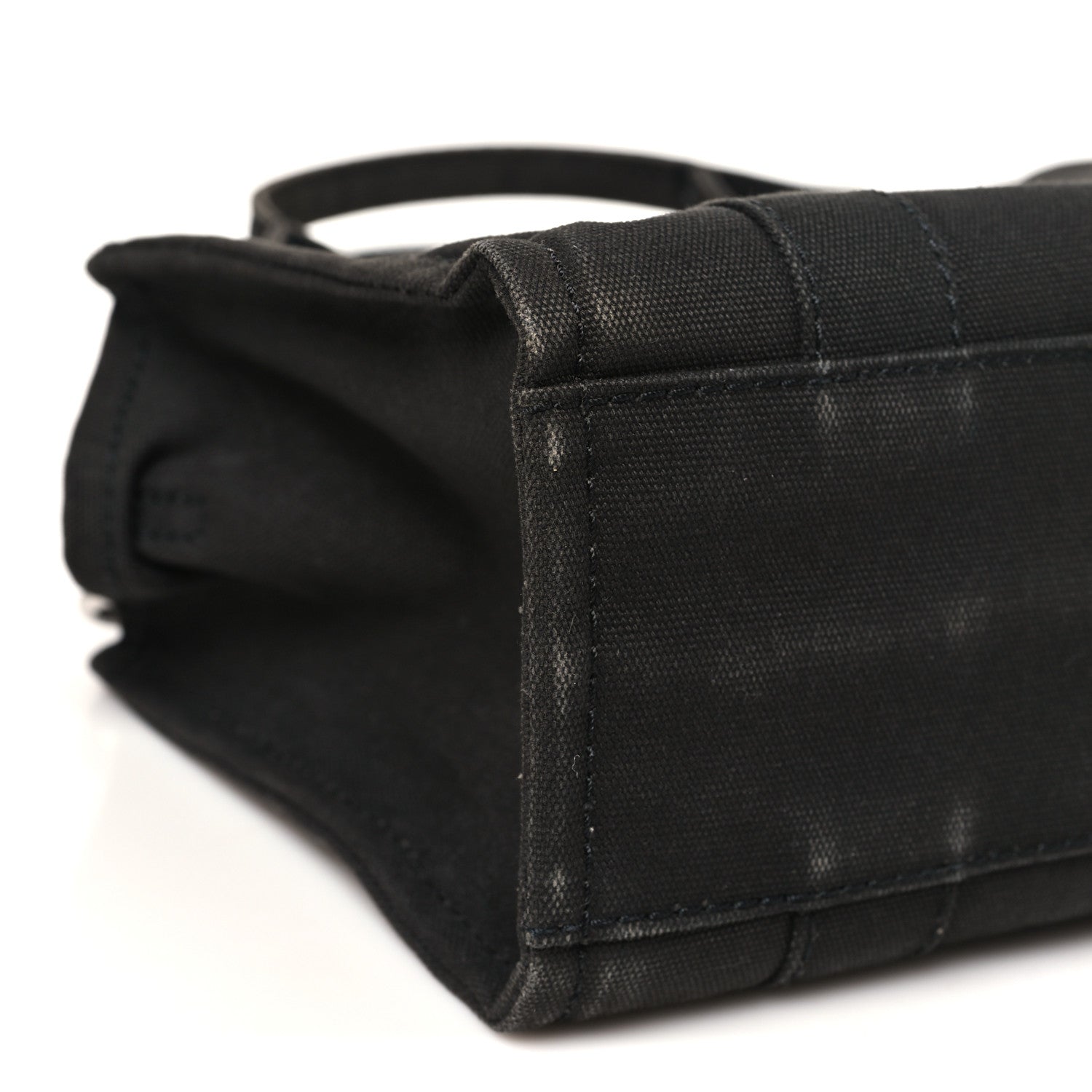 Marc Jacobs Cotton Canvas Small The Traveler Tote Bag Black 8 of 10
