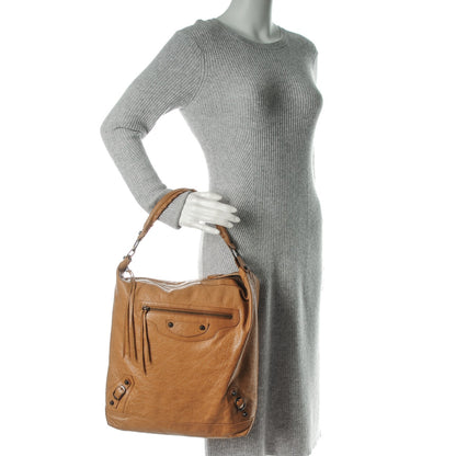Balenciaga Agneau Classic Hardware Day Hobo Cumin 2 of 14