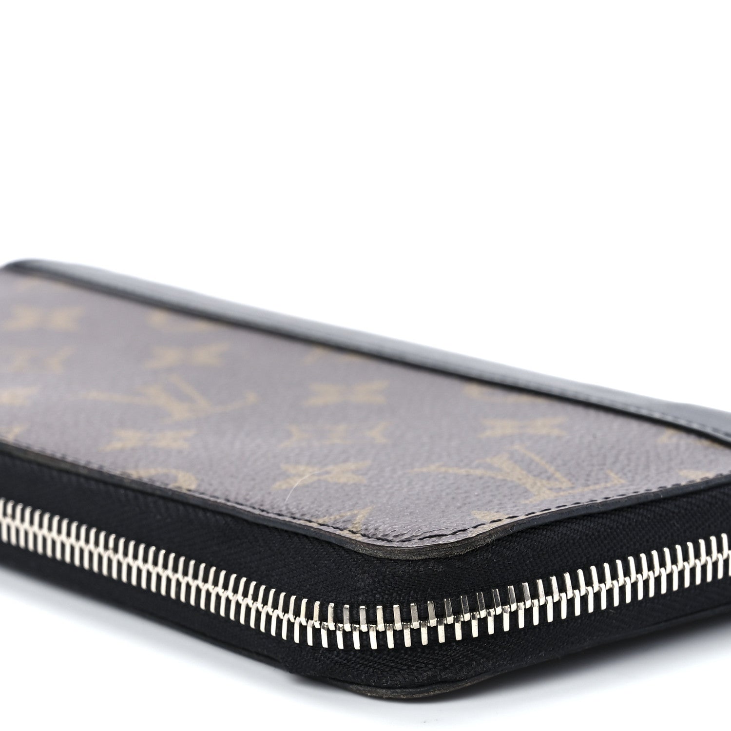 Louis Vuitton Monogram Macassar Vertical Zippy Wallet 10 of 12