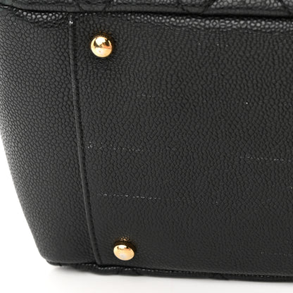 Chanel Caviar Quilted XL Grand Shopping Tote GST Black 13 of 16