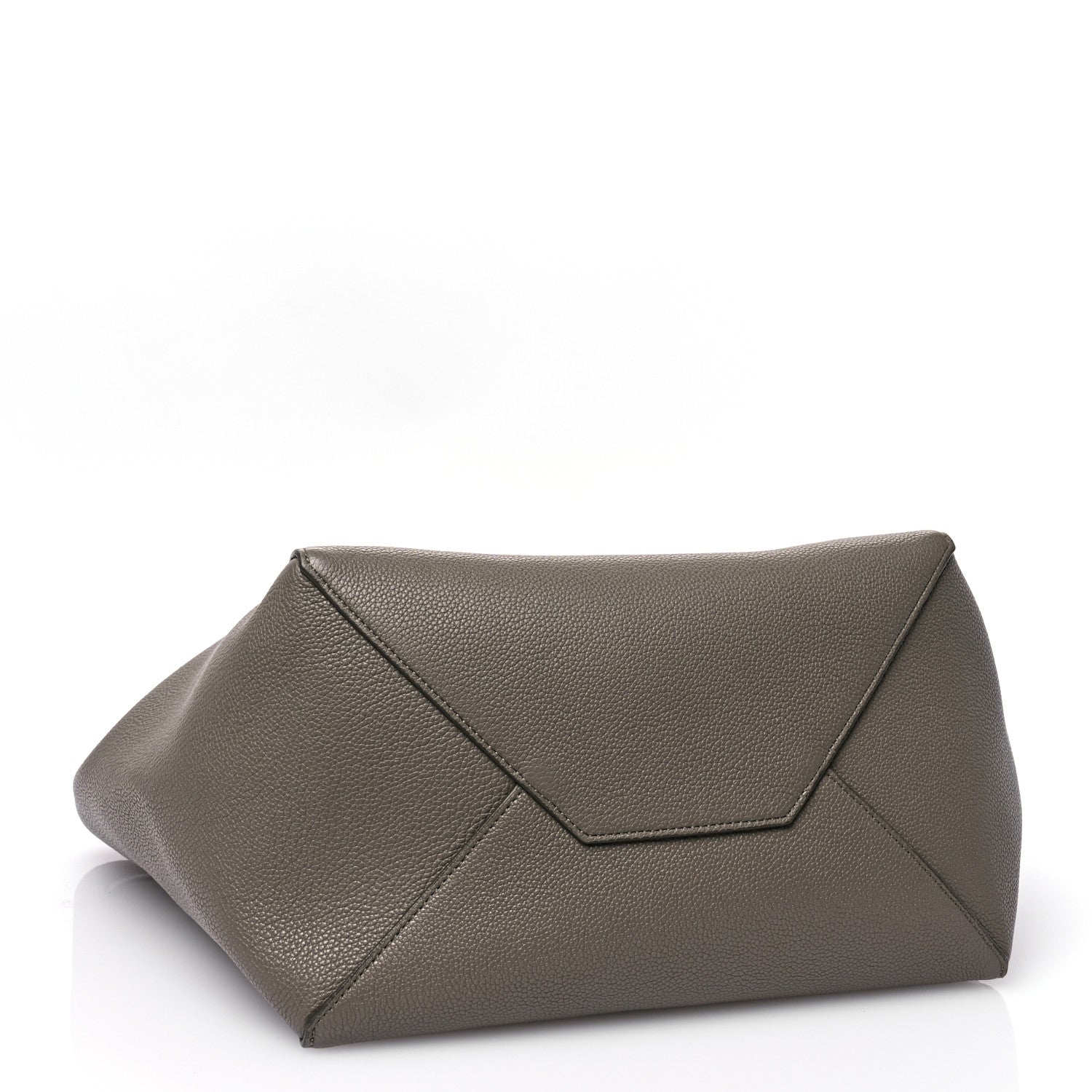 Celine Soft Grained Calfskin Small Belt Cabas Phantom Taupe 4 of 12