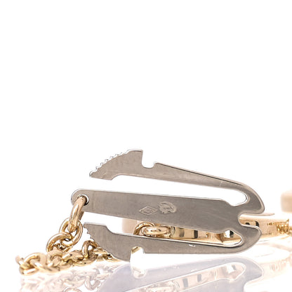 Van Cleef & Arpels 18K Yellow Gold Mother of Pearl 4 Motifs Pure Alhambra Bracelet 6 of 7