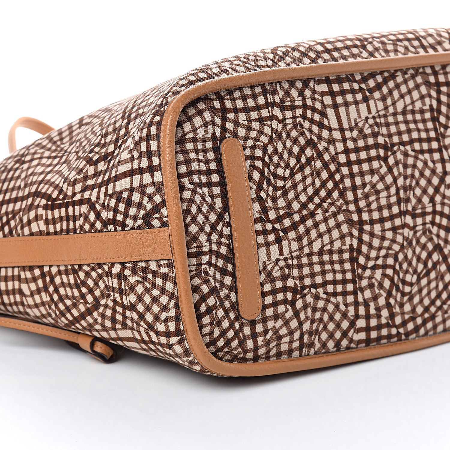 MCM Visetos Large Liz Reversible Shopper Tote Cognac 9 of 13