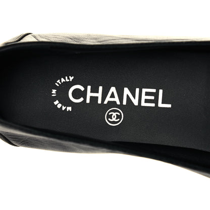 Chanel Calfskin CC Chain Loafers 42 Black 7 of 8