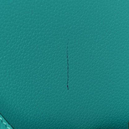 Versace Grained Calfskin La Medusa Crossbody Bag Turquoise 8 of 8