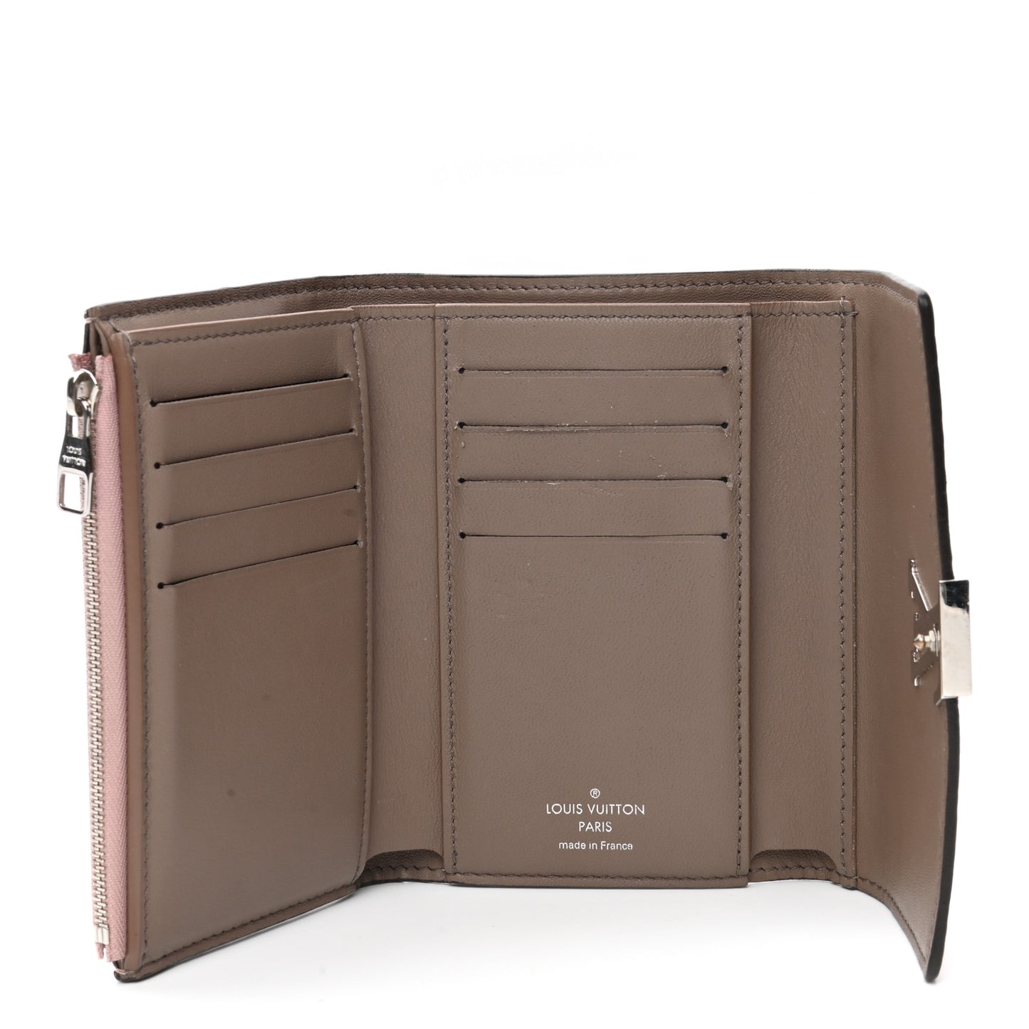 Taurillon Capucines Compact Wallet Magnolia