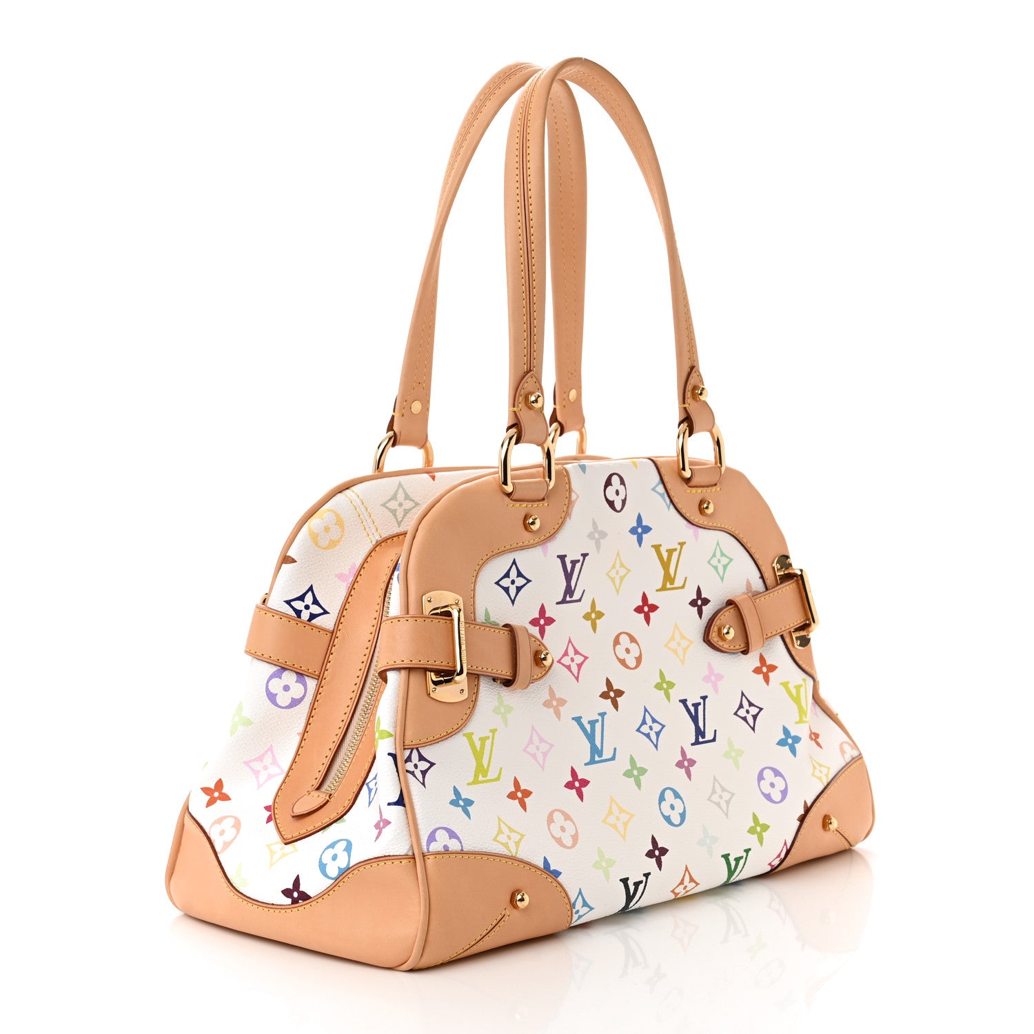 Louis Vuitton Monogram Multicolor Claudia White 3 of 10