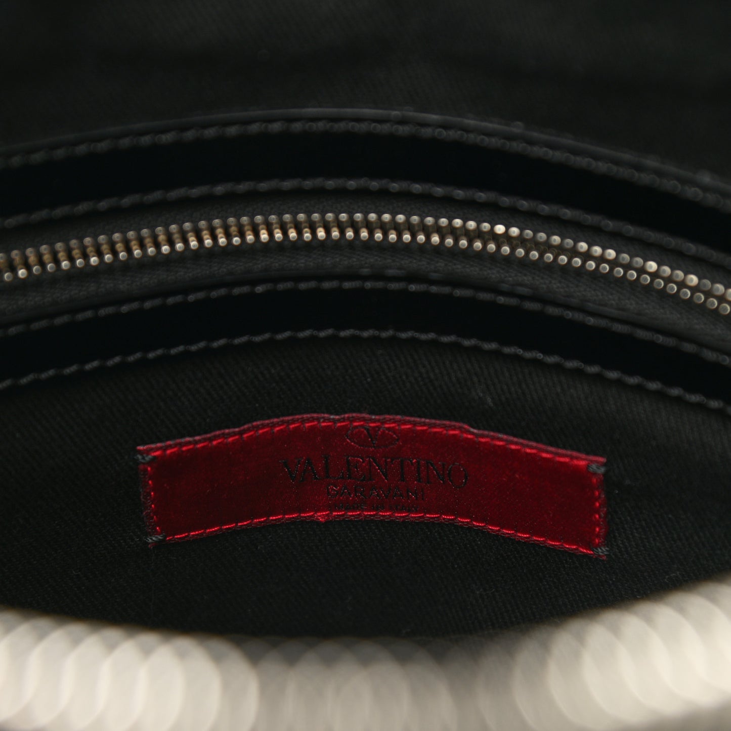 VALENTINO Patent Maizeon Studded Tote Black