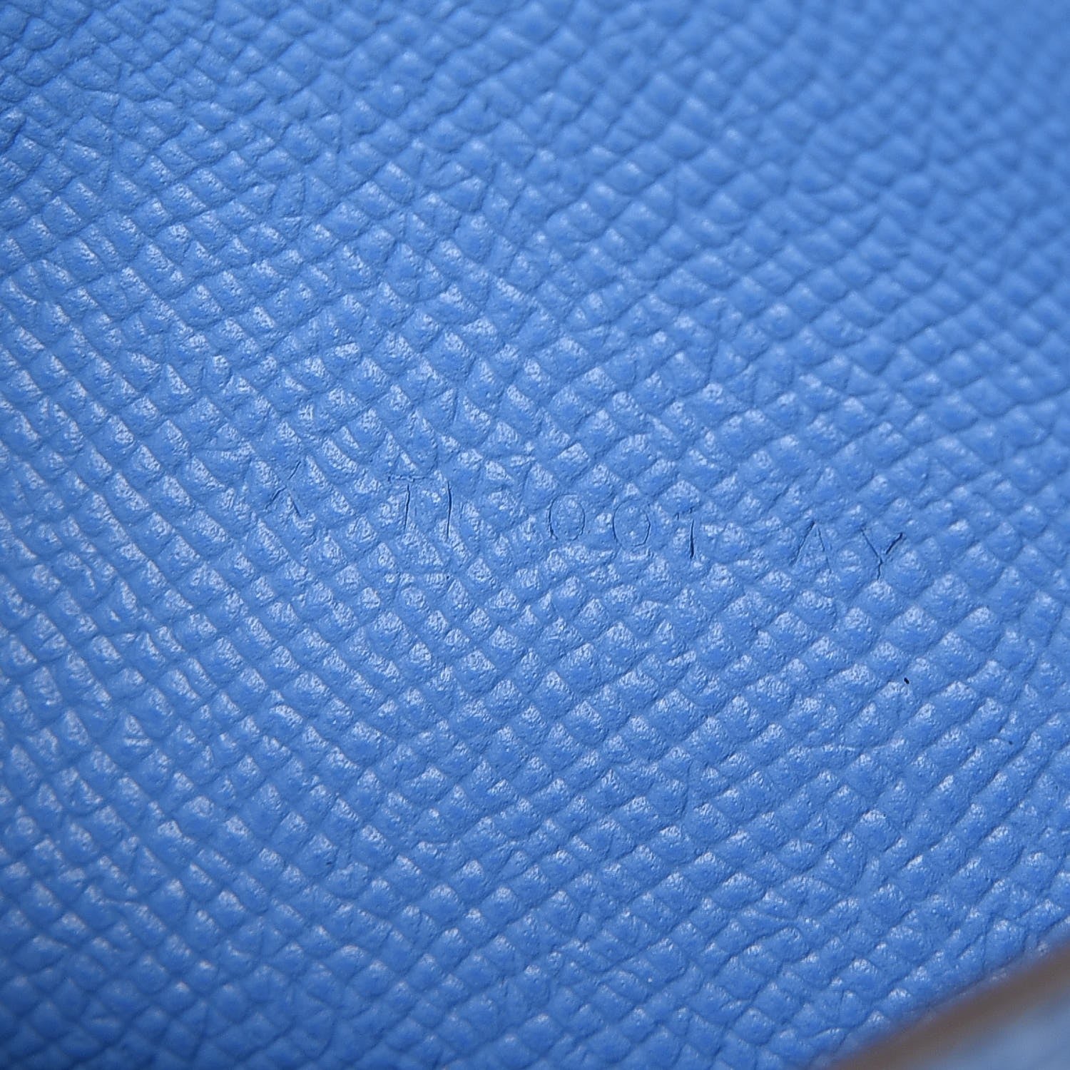 Hermes Epsom Bicolor Bearn Gusset Wallet Orange Poppy Bleu Paradis 9 of 10