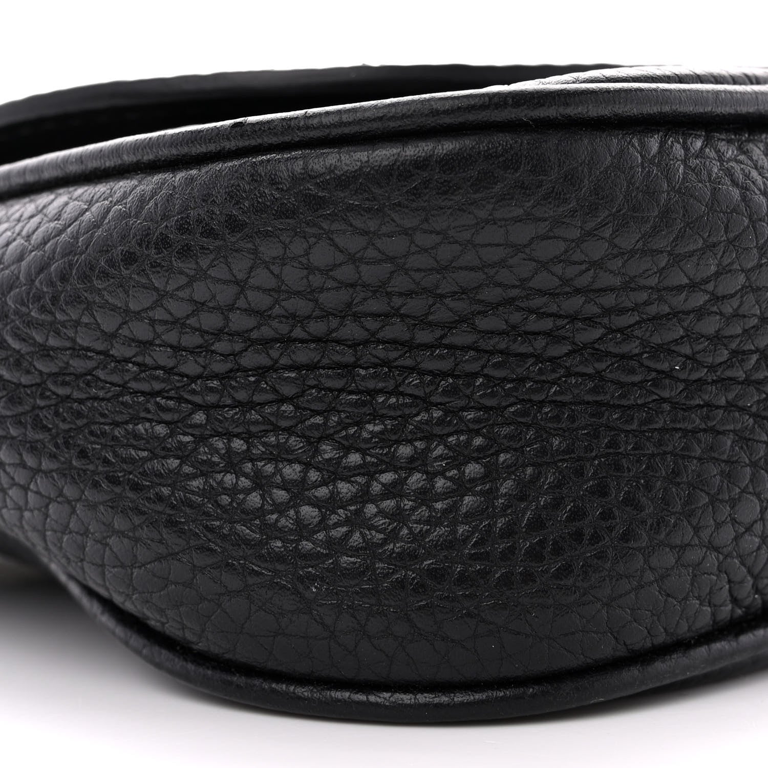 Gucci Pebbled Calfskin Medium Soho Flap Crossbody Black 9 of 14