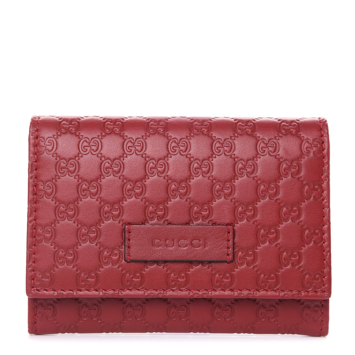 Gucci Microguccissima Card Case Hibiscus Red 1 of 7