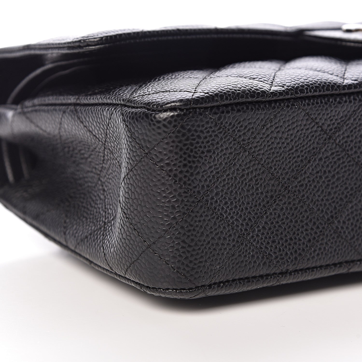 Chanel Caviar Quilted Medium Double Flap Black 9 of 11