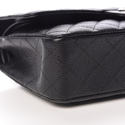 Chanel Caviar Quilted Medium Double Flap Black 9 of 11