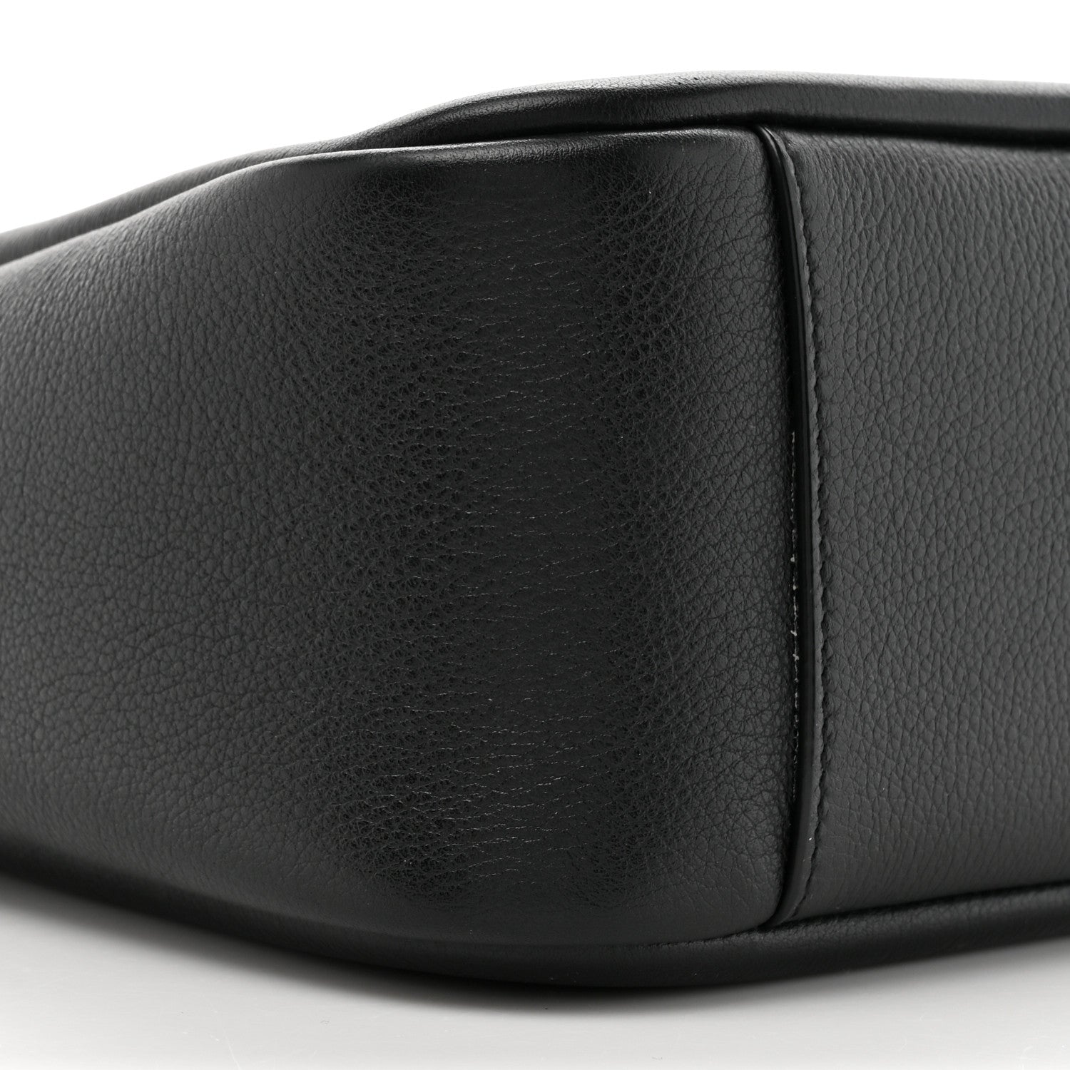 Saint Laurent Smooth Calfskin Small Le 5 A 7 Soft Hobo Black 10 of 12