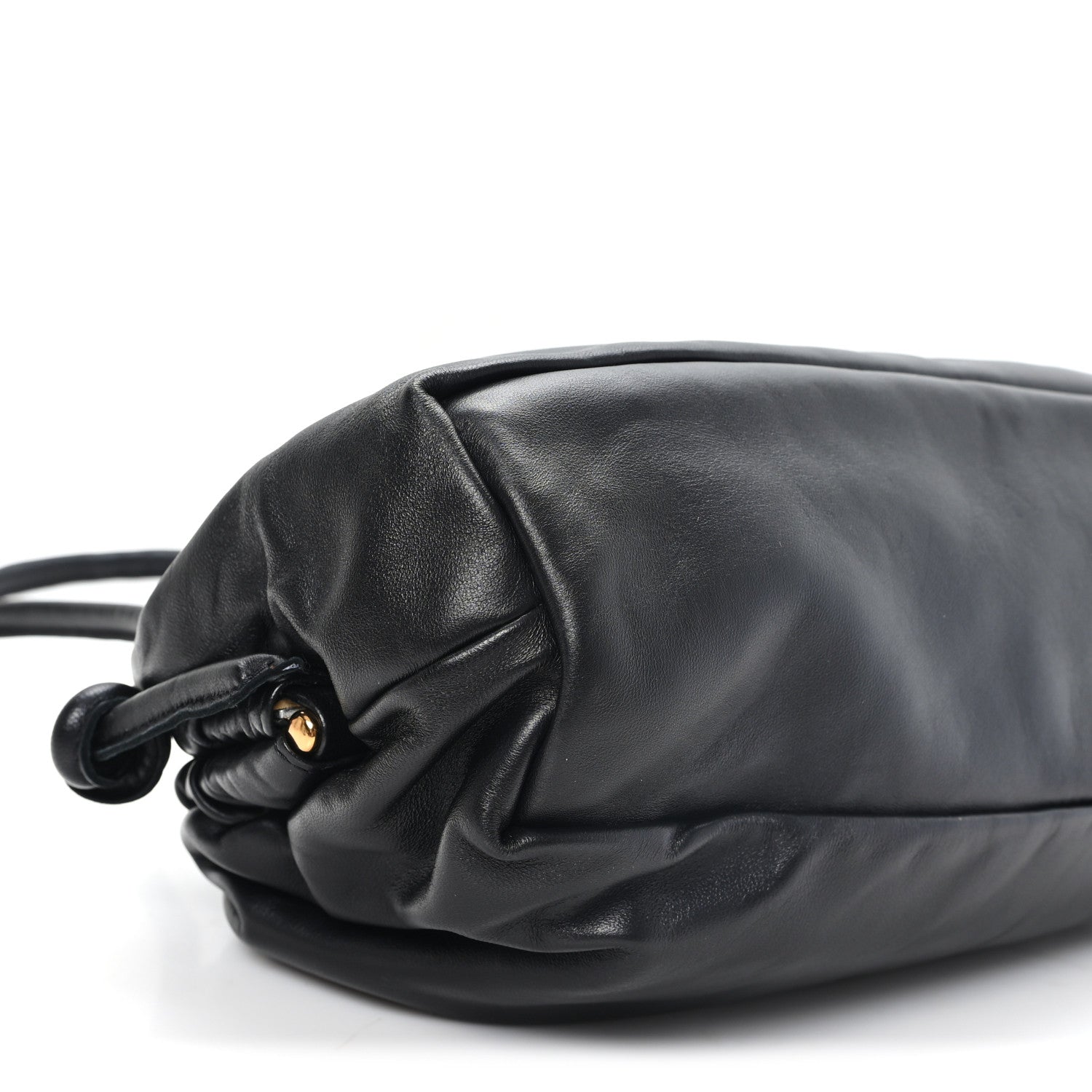 Mansur Gavriel Lambskin Cloud Clutch Black Flamma 8 of 9