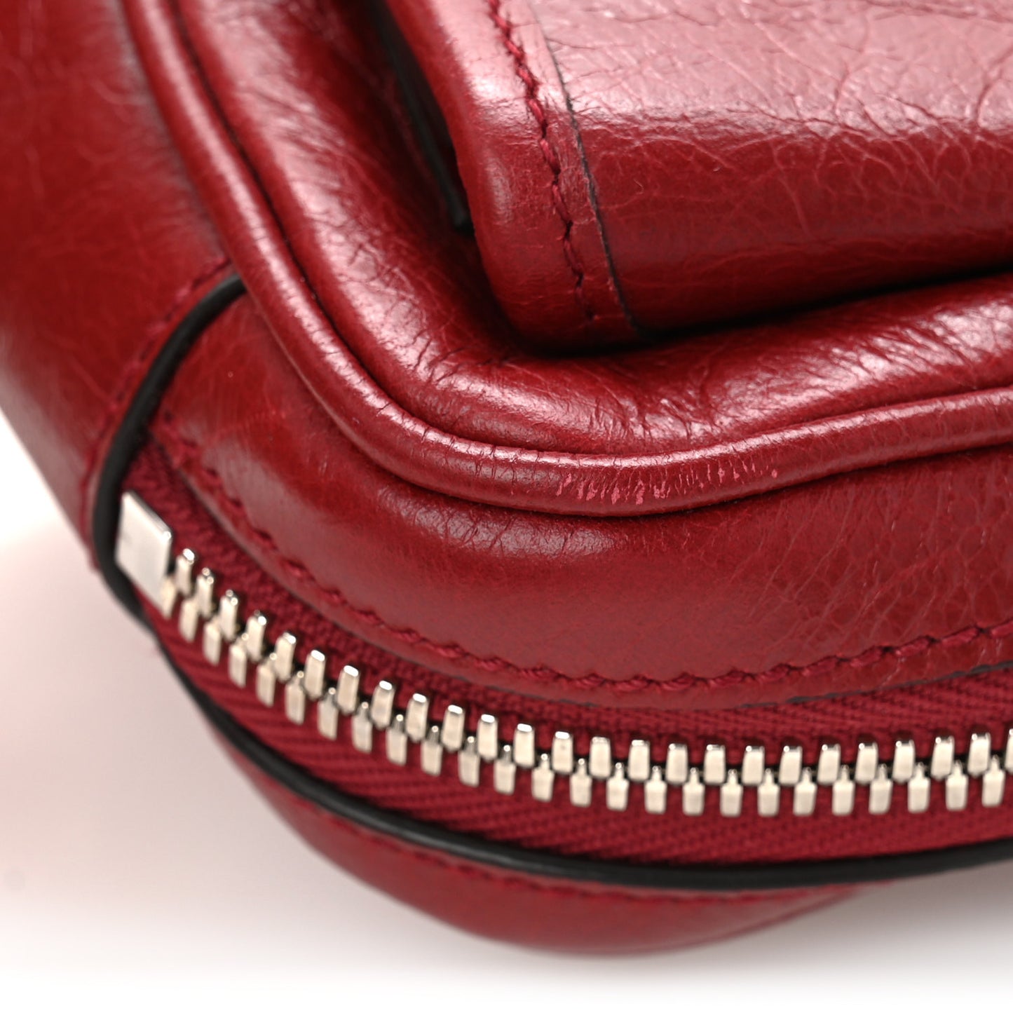 Fluffy Calfskin Morpheus Belt Bag 100 40 Red