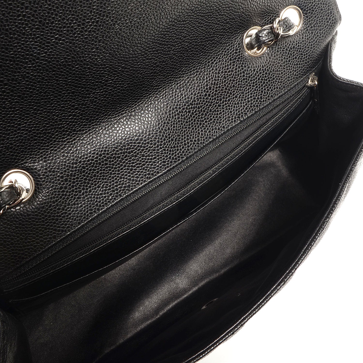 Chanel Caviar Jumbo Single Flap Black 5 of 8