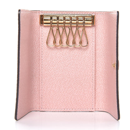 Louis Vuitton Damier Ebene Multicles 6 Key Holder Rose Ballerine 5 of 8
