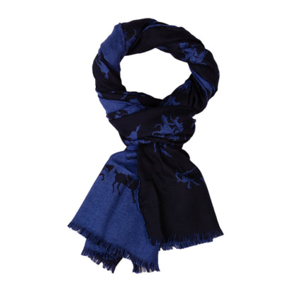 Hermes Cashmere Silk Fringe Stole 1 of 6
