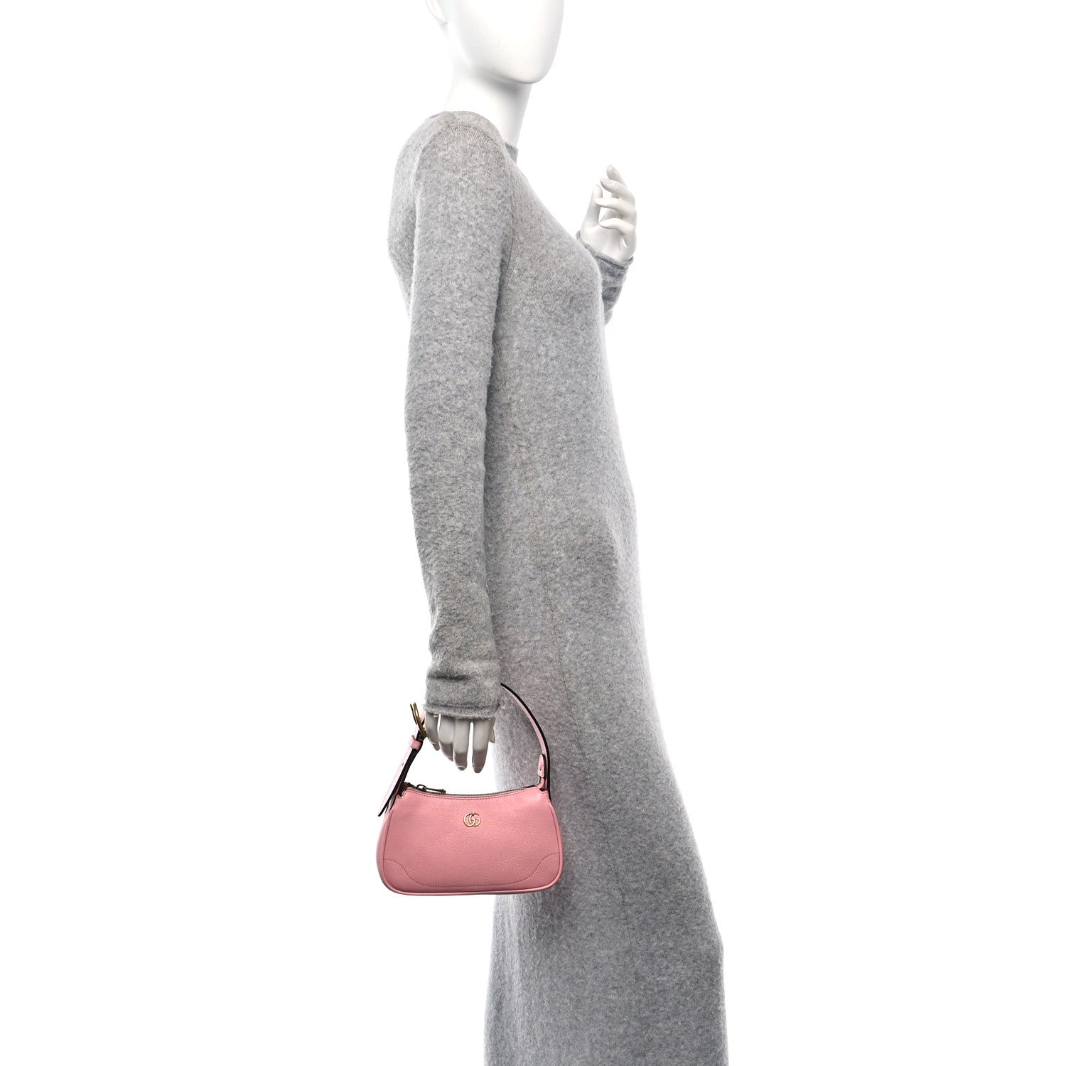 Gucci Goatskin Mini Aphrodite Shoulder Bag Wild Rose 2 of 10
