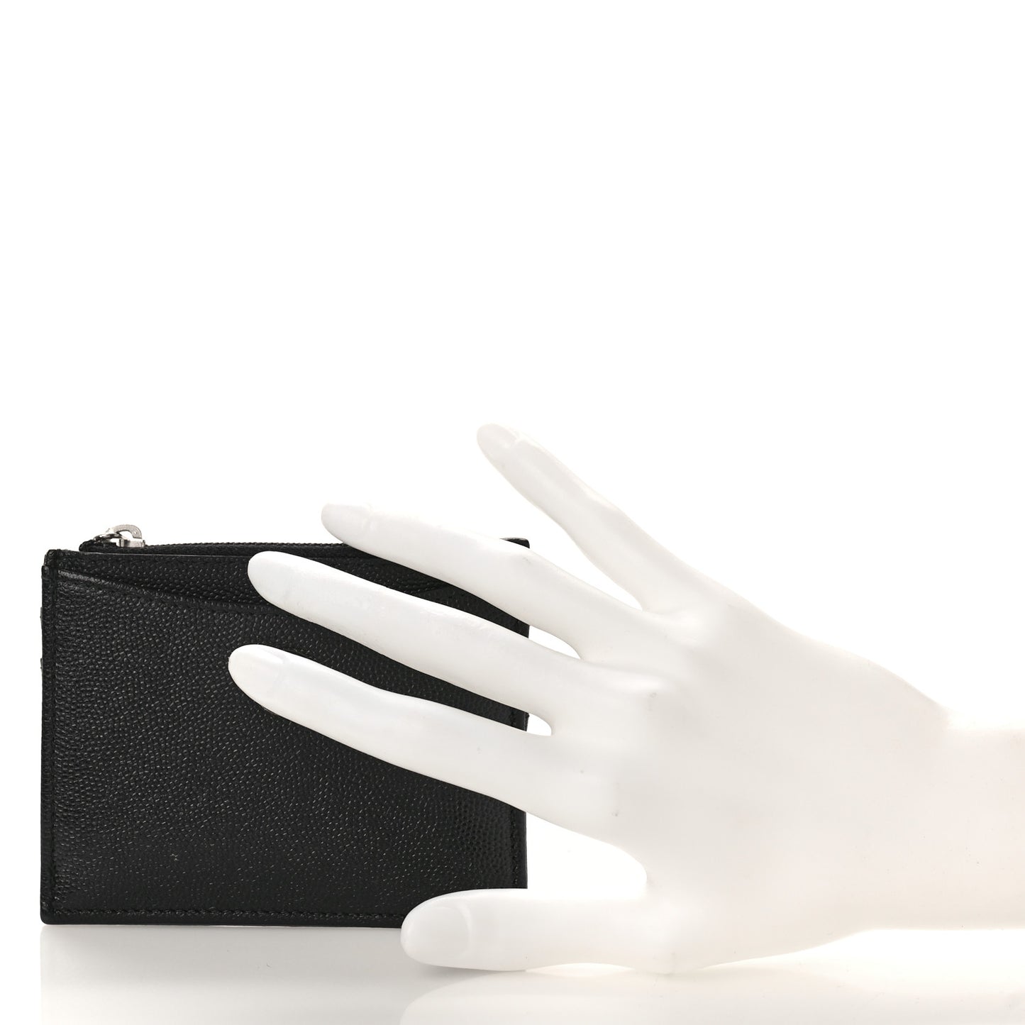 Caviar CC Zip Card Holder Black