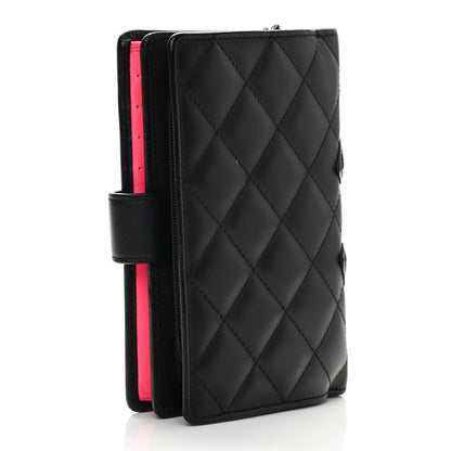 Chanel Calfskin Cambon Zipped Pocket Wallet Black 3 of 9