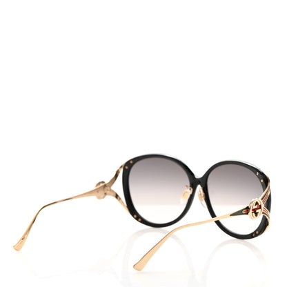 Gucci Round Frame Injected GG0226SK Sunglasses Black 4 of 8