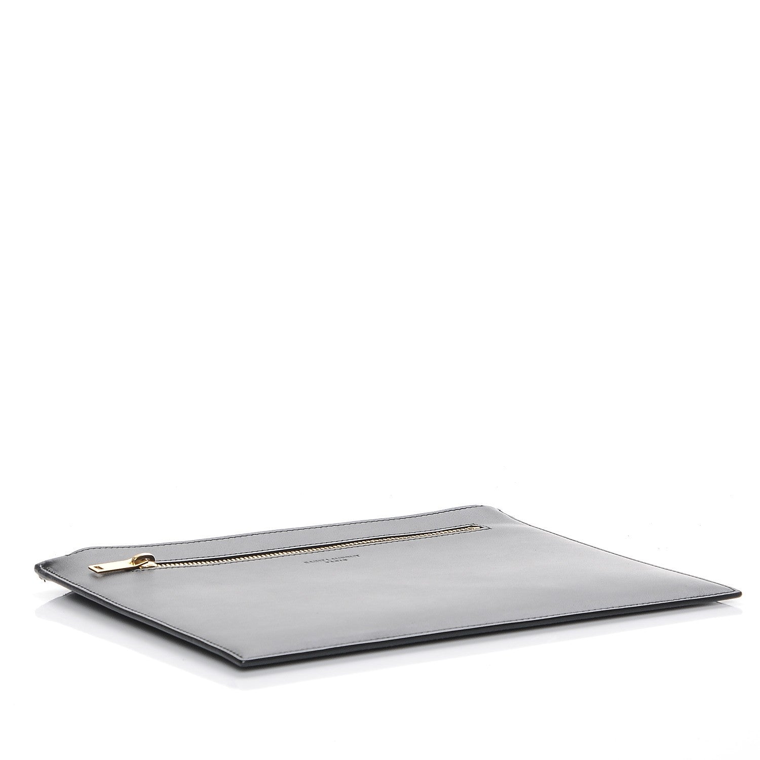 Saint Laurent Lambskin Zip Pouch Black 4 of 7