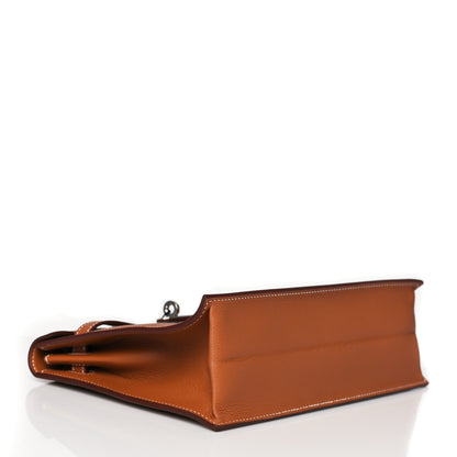 Hermes Evercolor Kelly Danse II Belt Bag Gold 4 of 11