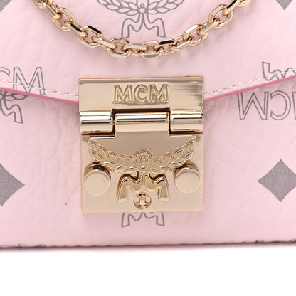 MCM Visetos Large Patricia Wallet On Chain Soft Pink 8 of 8