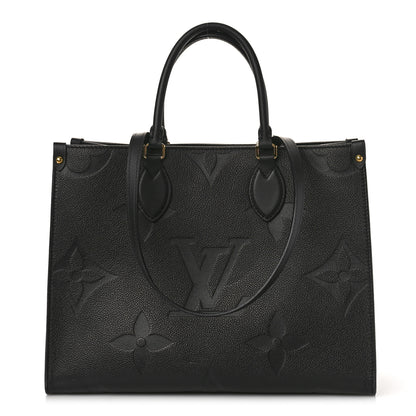 Louis Vuitton Empreinte Monogram Giant Onthego MM Black 1 of 8