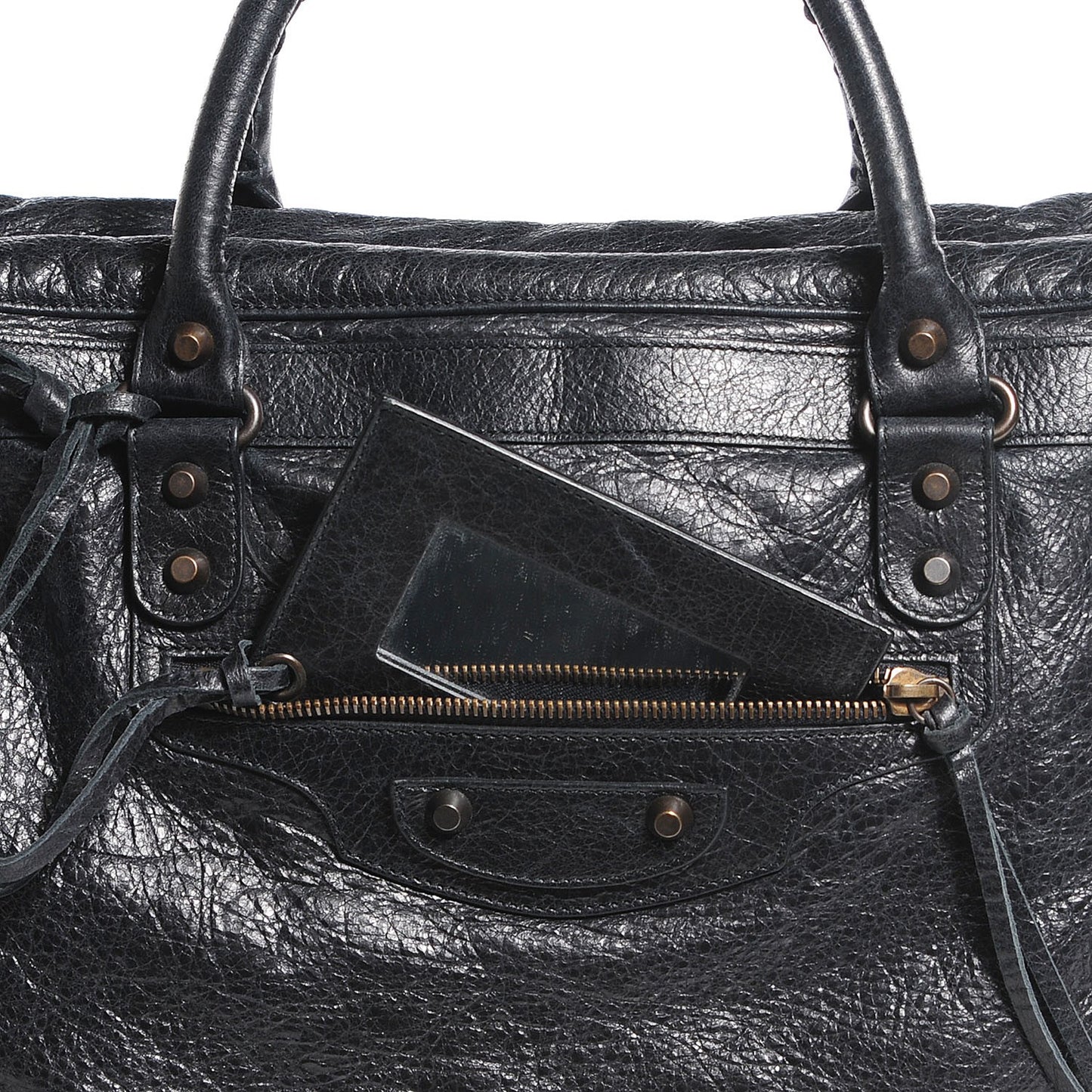 Agneau Classic Hardware Strategy Black