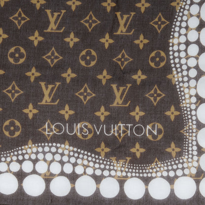 Louis Vuitton Monogram Kusama Scarf White 3 of 3