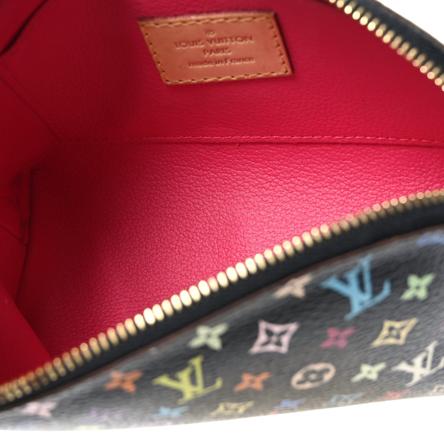 Louis Vuitton Monogram Multicolor Cosmetic Pouch Black Grenade 5 of 9