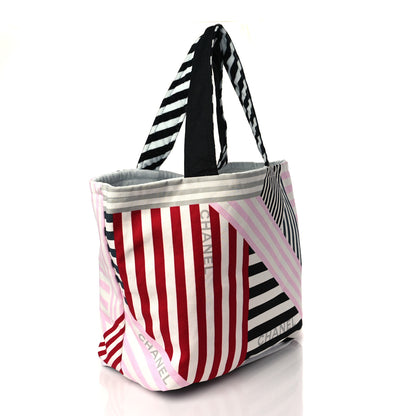 Chanel Terry Cloth Cotton La Pausa Bay Reversible Beach Tote 4 of 11