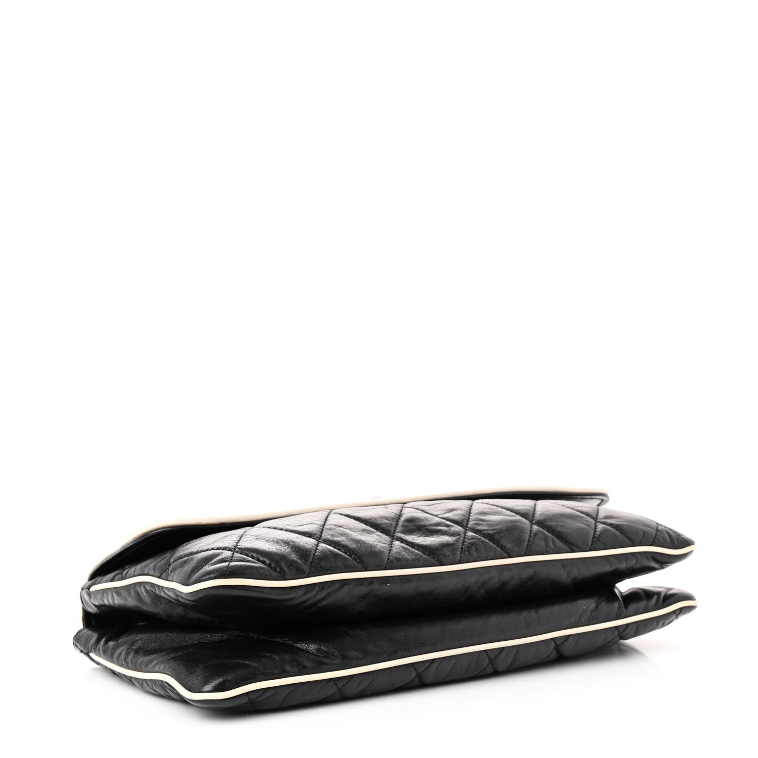 Chanel Lambskin East West Mademoiselle Flap Black 4 of 11