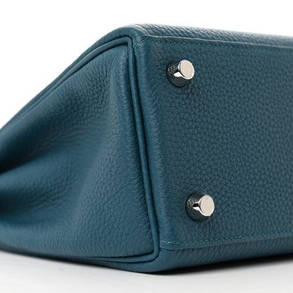 Hermes Togo Kelly Retourne 25 Vert Bosphore 9 of 13