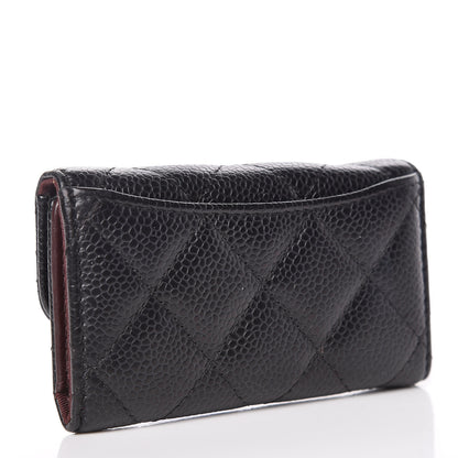 Chanel Caviar Quilted 6 Key Holder Black 3 of 9