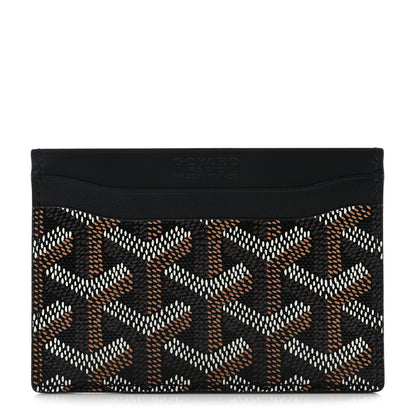 Goyard Goyardine Saint Sulpice Card Holder Black 1 of 7