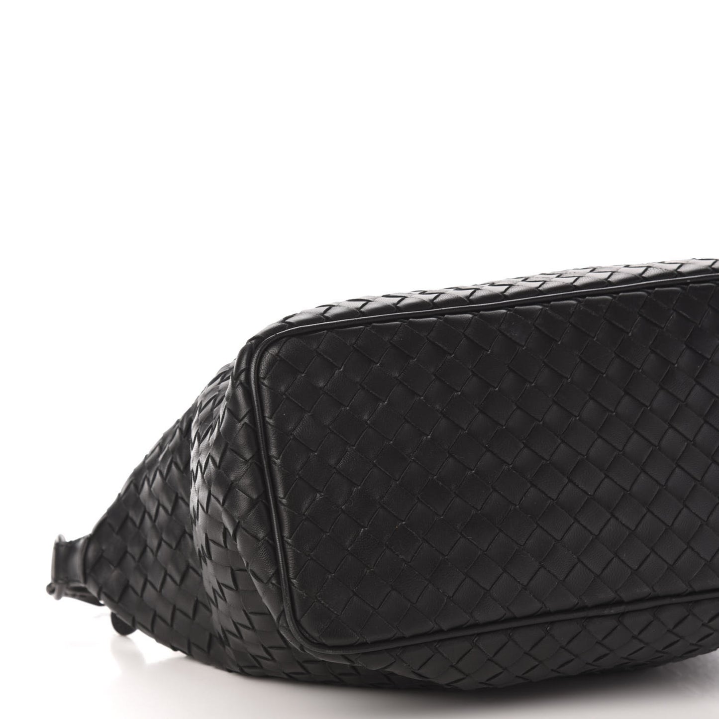 Nappa Intrecciato Small Shoulder Bag Black